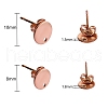 32Pcs 8 Styles Vacuum Plating 304 Stainless Steel Stud Earring Findings STAS-SZ0001-39-2