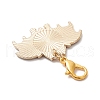 Halloween Alloy Enamel Pendant Decorations HJEW-JM03288-5