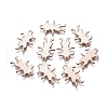 201 Stainless Steel Charms STAS-E484-02RG-2