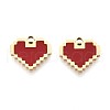 304 Stainless Steel Enamel Charms STAS-T064-71G-01-1