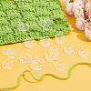 AHADERMAKER 60Pcs 3 Shapes Acrylic Knitted Hat Making Fastener Tool FIND-GA0004-03-4