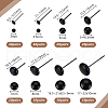   170 Pairs 8 Styles Plastic Craft Needle Felting Eyes FIND-PH0018-46-2