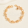 Brass Round Ball Beads Link Btacelets TJ4272-5