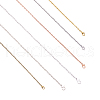 Iron Cable Chains Necklace Making MAK-PH0004-17-1