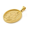 Ion Plating(IP) 304 Stainless Steel Pendants STAS-R231-18G-28-2