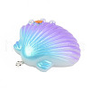 Opaque Resin Pendants X-RESI-S356-059B-01-3
