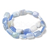 Natural Striped Agate/Banded Agate Beads Strands G-B137-B01-01D-3