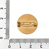 PVD Vacuum Plating 304 Stainless Steel Brooch Cabochon Settings STAS-E547-08I-G-4