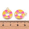 Alloy Enamel Pendants ENAM-T022-22-3