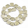Spray Painted Shell Pearl Beads Strands SSHEL-R045-03B-01-2