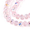 Transparent Glass Beads Strands EGLA-N016-6mm-04-3