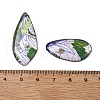 4Pcs Transparent Epoxy Resin Butterfly Wings Pendants RESI-C057-02A-3