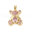 Brass Pendants KK-E111-40G-03-1