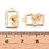 Brass Pendants KK-N267-11G-3