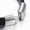 PU Leather Cord Bracelets BJEW-F288-02B-3