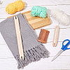  2Pcs 2 Style Wood Knitting Looms Shuttles WOOD-NB0002-30-5