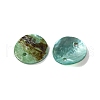 Spray Painted Natural Akoya Shell Connector Charms BSHE-S304-17F-2