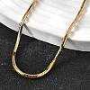 2MM 304 Stainless Steel Snake Chain Necklaces for Women Men STAS-V011-04D-G-2