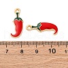 Alloy Enamel Pendants FIND-M060-23G-G02-3