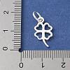 S925 Sterling Silver Pendant STER-H115-08B-S-3