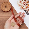 1.6M Flat AB Grade Cowhide Leather Cord AJEW-WH0007-59A-04-3