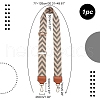 Arrow Pattern Polyester Adjustable Webbing Bag Straps PURS-WH0005-90G-2