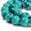 Synthetic Turquoise Beads Strand X-TURQ-H063-8mm-02-3
