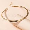 Alloy Circle Ring Choker Necklaces for Women FS-WGE9154-01-2