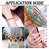 8 Strands 8 Colors Electroplate Transparent Glass Beads Strands EGLA-TA0001-37-16