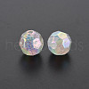 Transparent Acrylic Beads PACR-T011-06-3