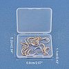 Brass Earring Hooks KK-FH0001-24-8