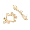 Brass Toggle Clasps KK-K391-05G-3