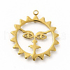 304 Stainless Steel Pendants STAS-M305-01G-2