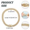 Crystal Rhinestone Tennis Necklace NJEW-WH0009-13-2