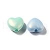 Spray Painted Opaque Acrylic Beads ACRP-YW0001-08-2