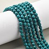 Synthetic Turquoise Beads Strands G-L620-A01-6mm-1