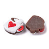 Christmas Decorations Theme Opaque Resin Decoden Cabochons RESI-Z026-01F-2