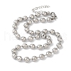 Non-Tarnish Bread Beads NecklaceBread Beads Necklace NJEW-B107-05P-1