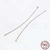 925 Sterling Silver Flat Head Pins STER-F018-01C-3