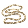 304 Stainless Steel Figaro Chain Necklaces NJEW-S442-02G-4
