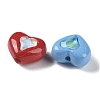 Spray Paint Acrylic Beads X-OACR-H040-02-2