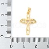 Brass Micro Pave Cubic Zirconia Pendants KK-U056-30G-3