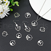 ARRICRAFT 18Pcs 3 Style 304 Stainless Steel Pendants STAS-AR0001-79-4