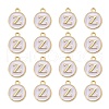 Golden Plated Alloy Charms X-ENAM-S118-01Z-2