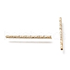 Corrugated Brass Tube Beads KK-H759-28D-G-2