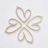 ABS Plastic Imitation Pearl Pendants X-PALLOY-N0149-012-1