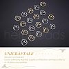 Unicraftale 40Pcs 2 Colors Stainless Steel Pendants STAS-UN0028-48-4