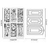 Globleland 1 Sheet Custom PVC Plastic Clear Stamps DIY-GL0004-74-6