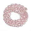 Transparent Electroplate Glass Beads Strands EGLA-N013-T6mm-B18-2