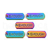 Rainbow Color Alloy Charms PALLOY-S180-246-NR-1